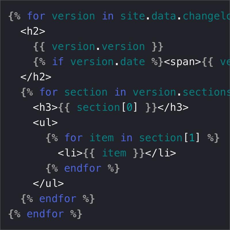 jekyll-keepachangelog